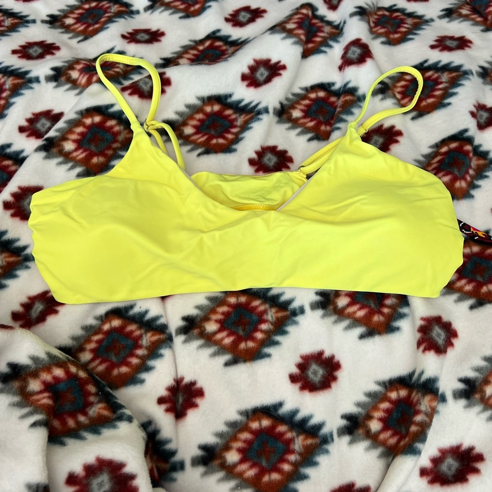 Yellow swim top